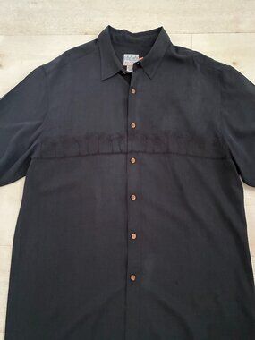 Quiksilver Waterman Collection Men’s Embroidered Short-Shirt Size XXL